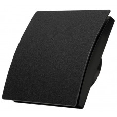 SlimVent МV 100, пластик овал черный матовый