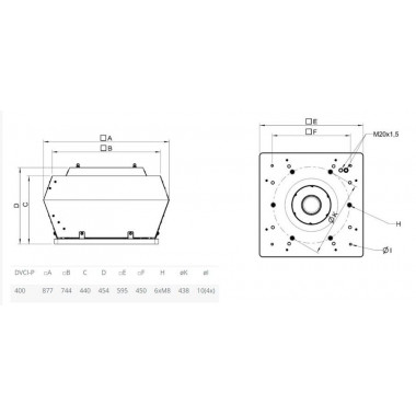 Systemair DVCI 400E-P EC
