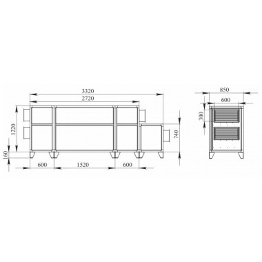 Вентиляционная установка Breezart 2700 Lux RP PB