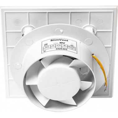 SlimVent МV 100, стекло, белый глянцевый